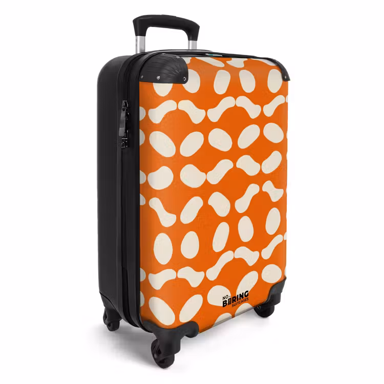 CaseSwap - Orange - Checkered pattern - White — 2
