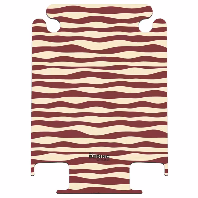 CaseSwap™ - Waves - Red - Pattern - Cream — 1