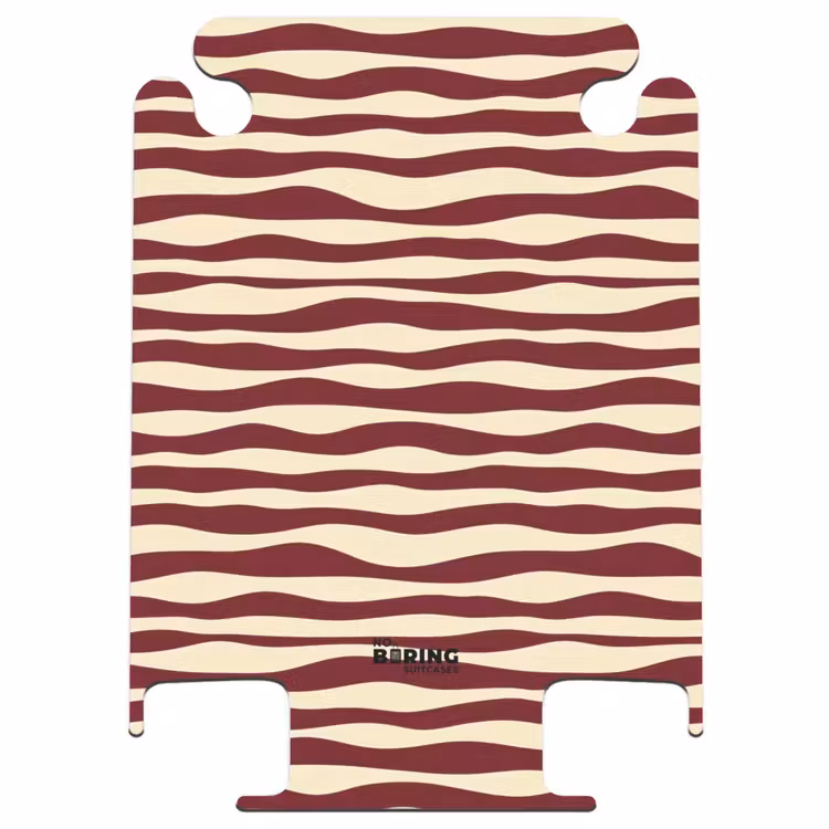 CaseSwap - Waves - Red - Pattern - Cream — 1