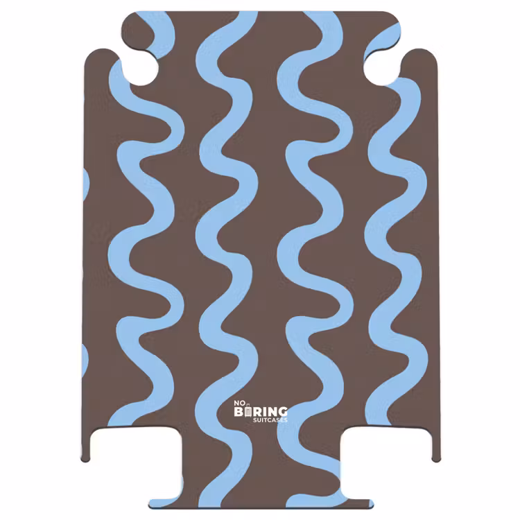 CaseSwap™ - Winding lines - Blue - Brown - Minimalist — 1