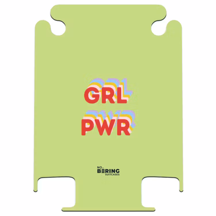 CaseSwap™ - Grl pwr - Green - Red - 3D — 1