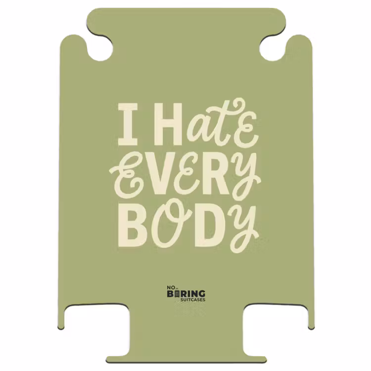 CaseSwap™ - I hate everybody - Green - Retro — 1