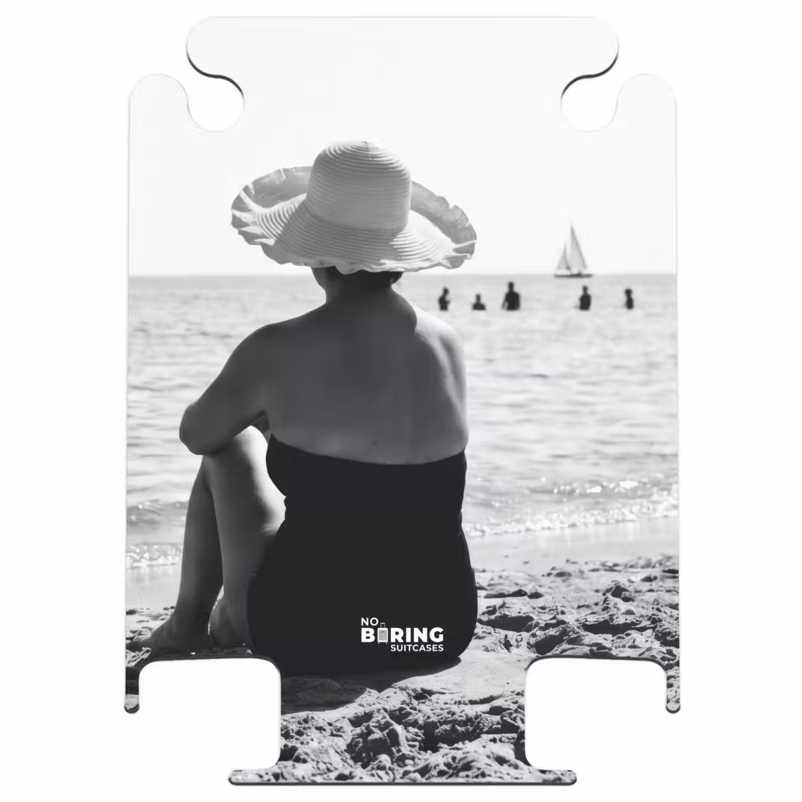 CaseSwap - Sun hat - Beach - Black - White — 1