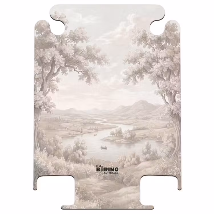 CaseSwap - River Landscape - Mountains - Nature - Vintage - Beige — 1