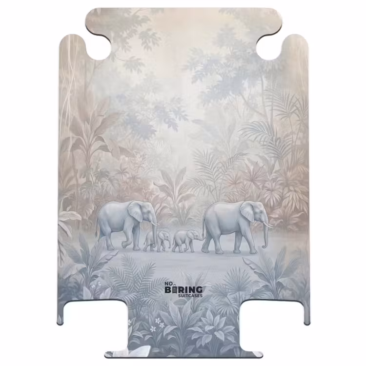 CaseSwap™ - Elephant - Family - Jungle - Illustration - Gray — 1