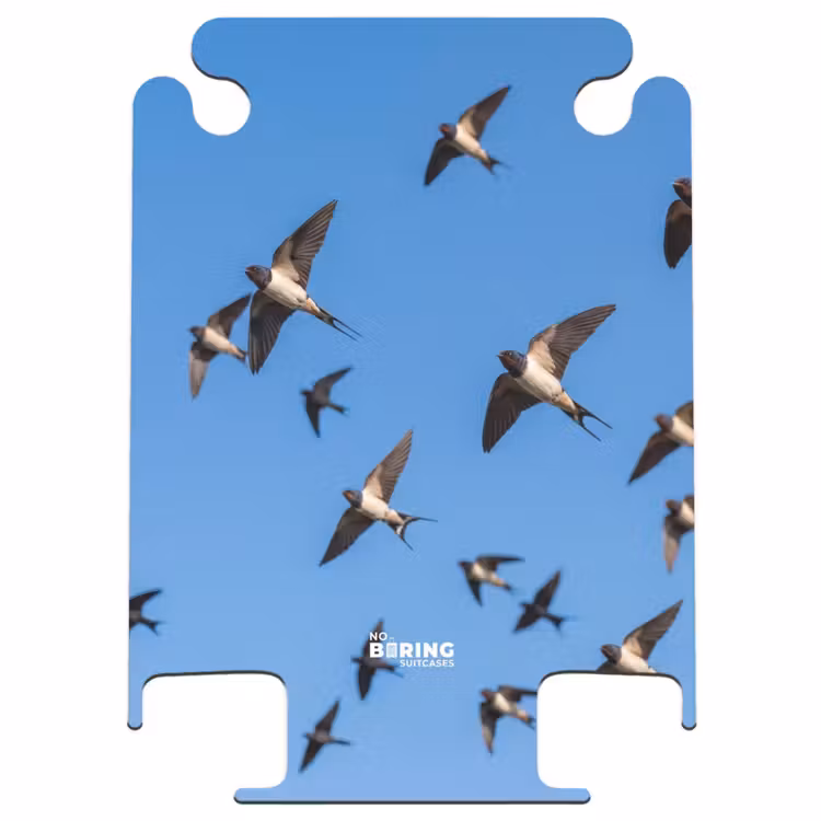 CaseSwap™ - Swallows - Flying - Blue — 1