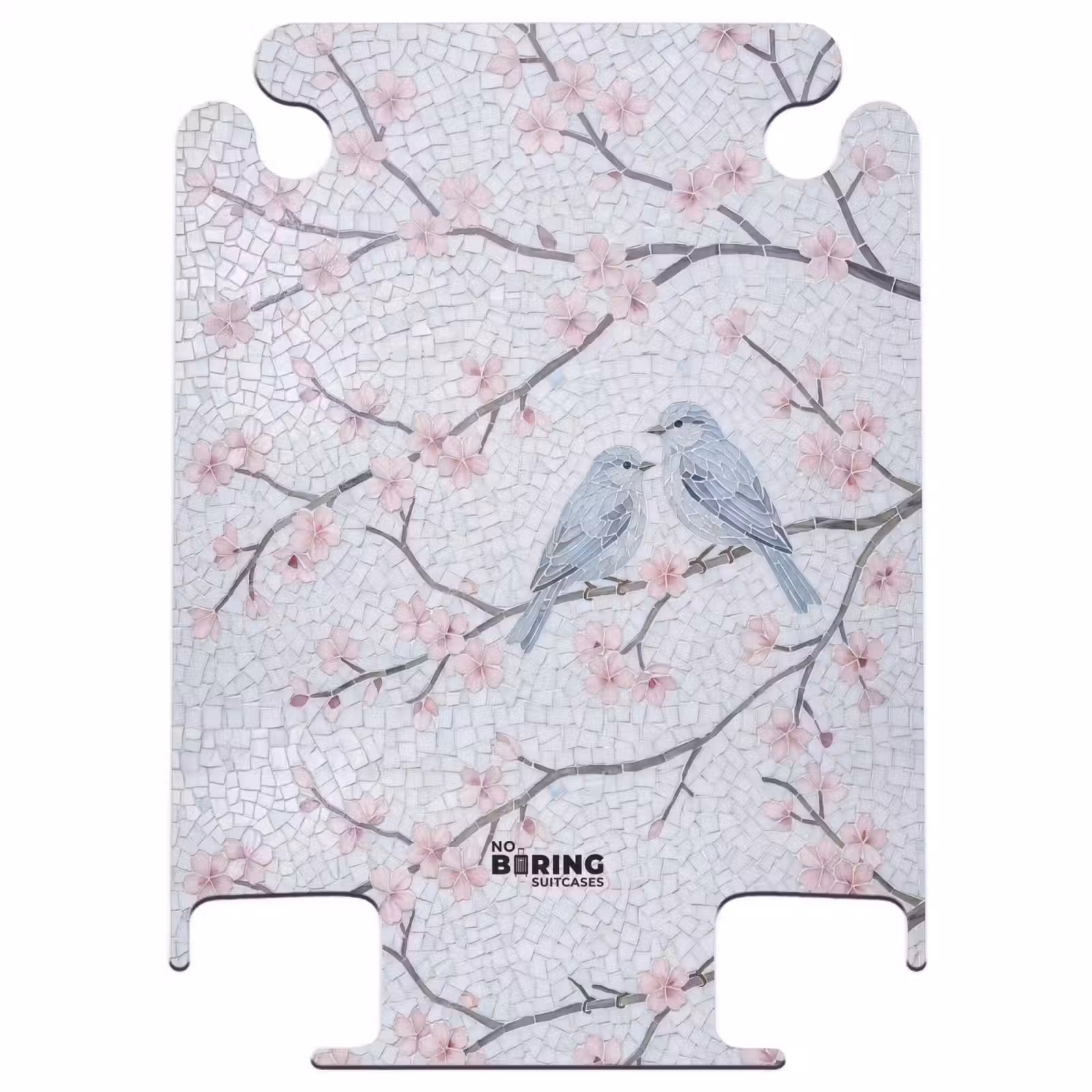 CaseSwap - Bird - Flowers - Nature - Mosaic - Pink — 1