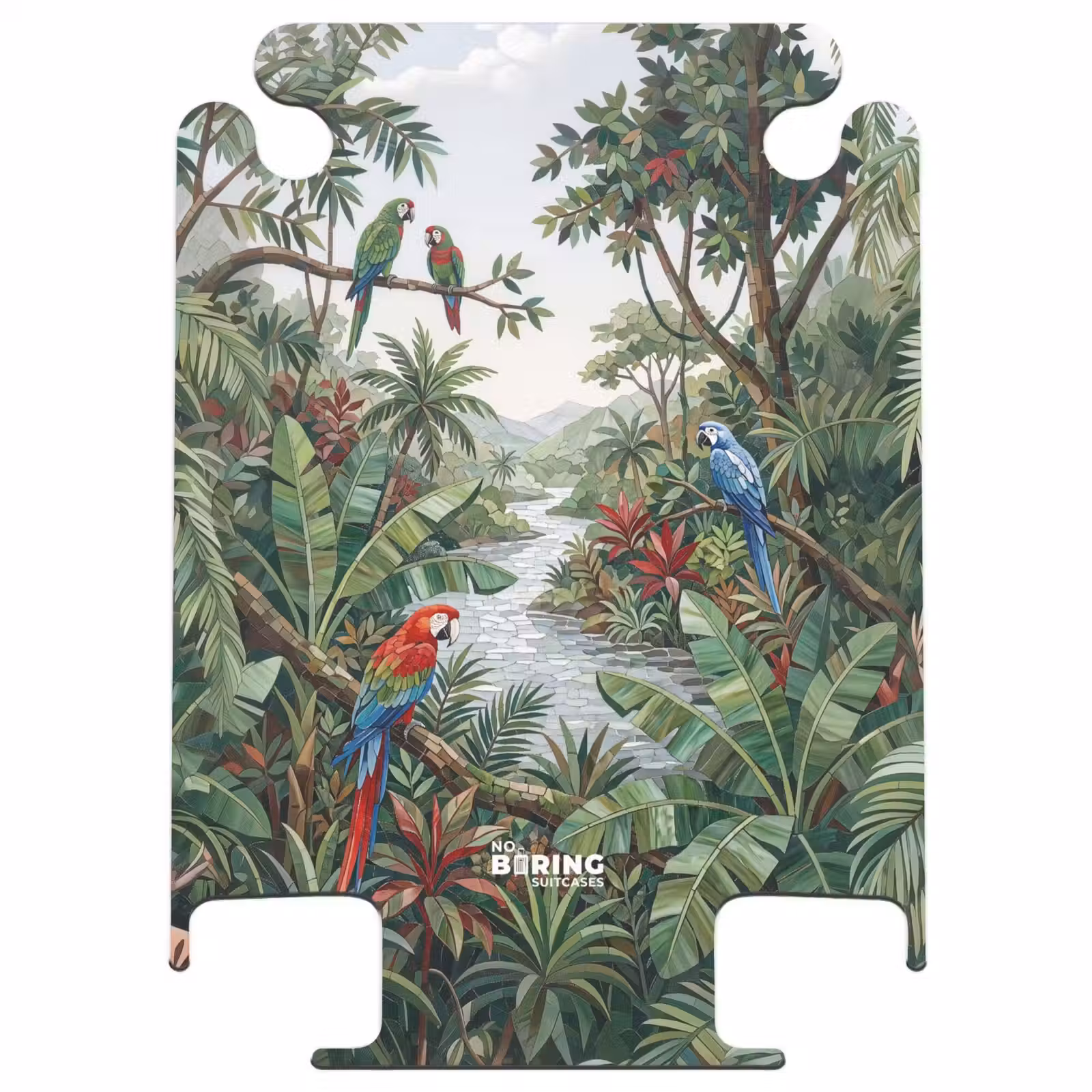 CaseSwap™ - Bird - Jungle - Nature - Mosaic - Green — 1