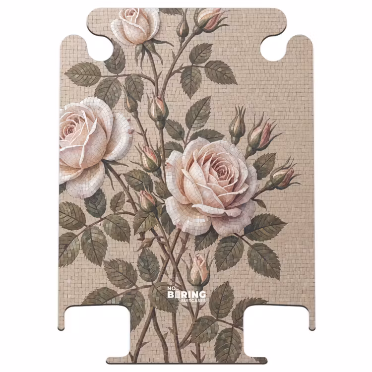CaseSwap™ - Rose - Mosaic - Flowers - Classic - Beige — 1