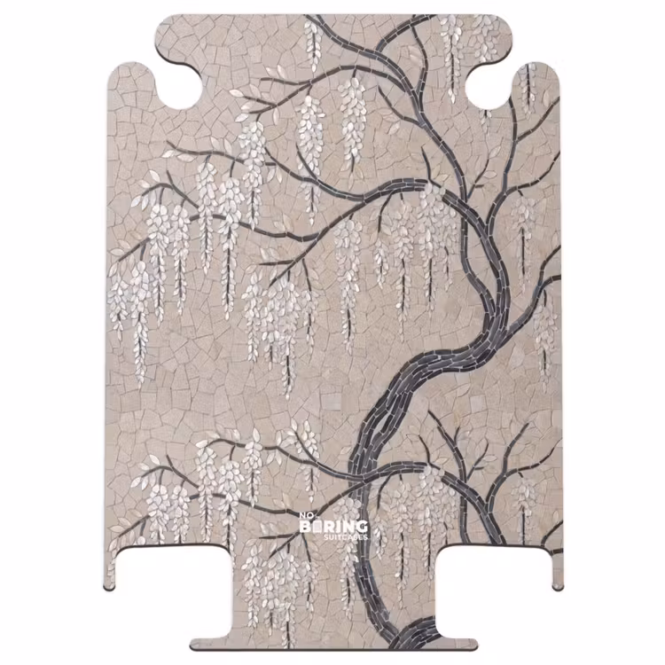 CaseSwap™ - Tree - Flowers - Mosaic - Art - White — 1