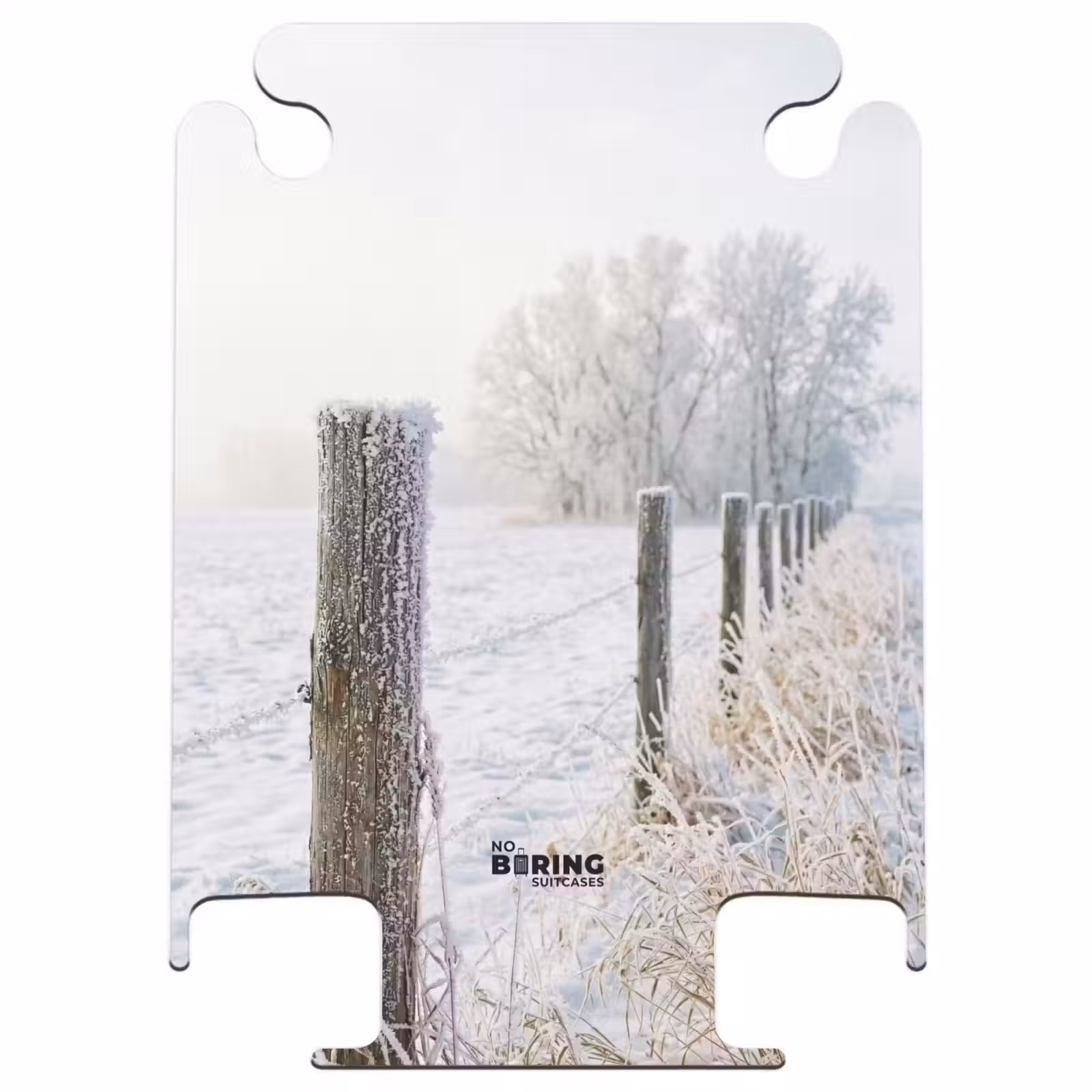CaseSwap™ - Fence - Snow - Fog - Countryside - Nostalgic — 1
