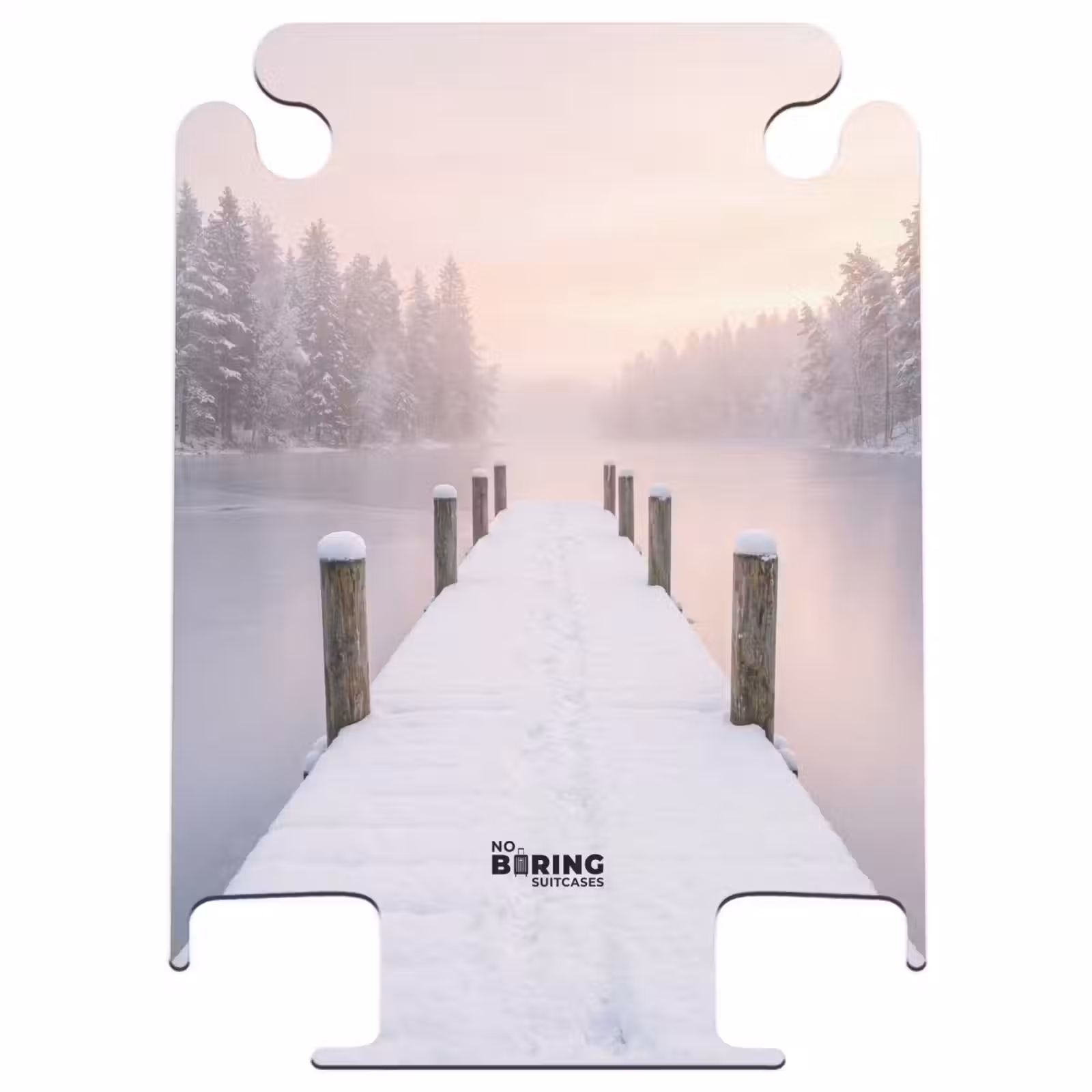 CaseSwap - Piers - Lake - Fog - Winter - Serene — 1