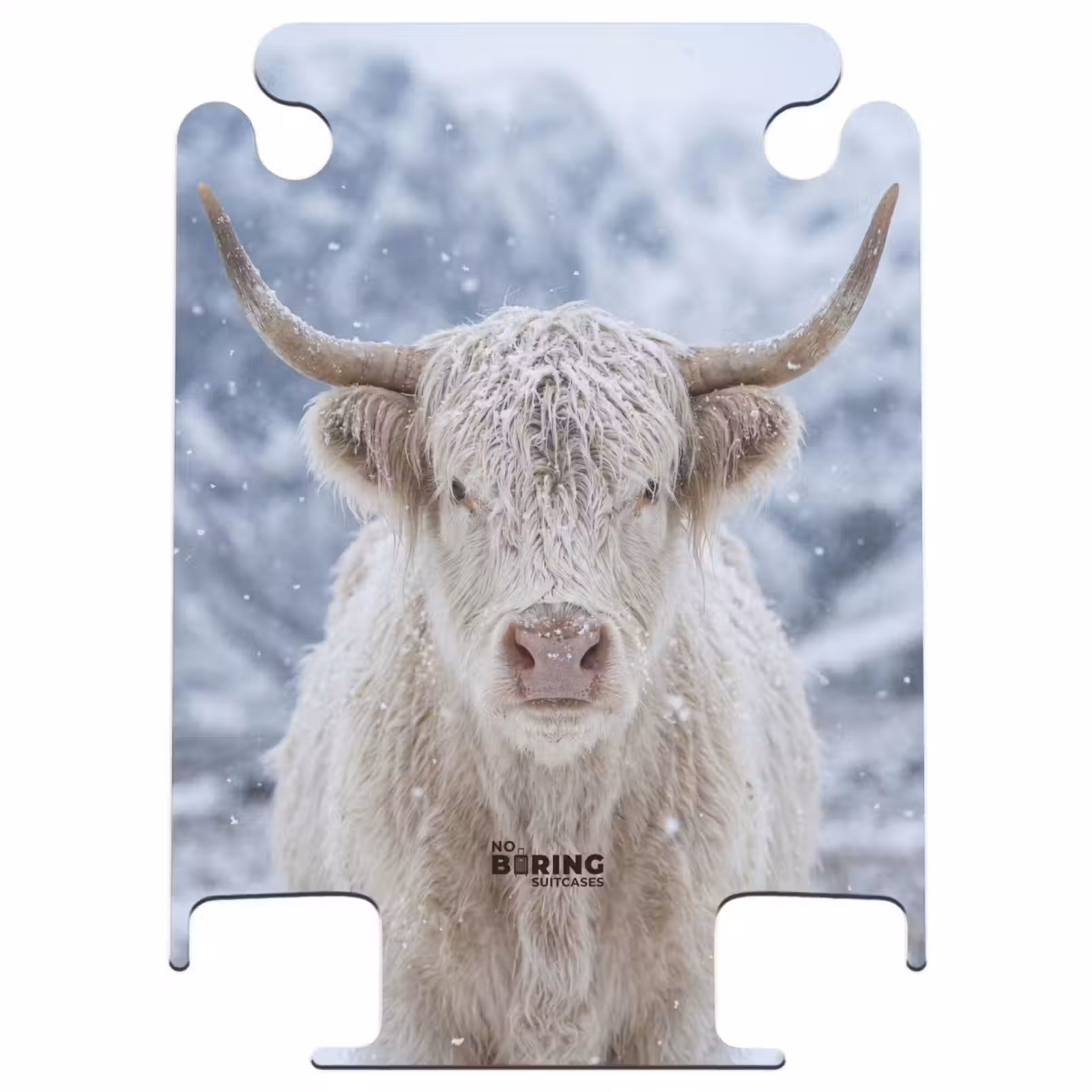 CaseSwap™ - Scottish Highland Cow - Snow - Mountains - Winter — 1