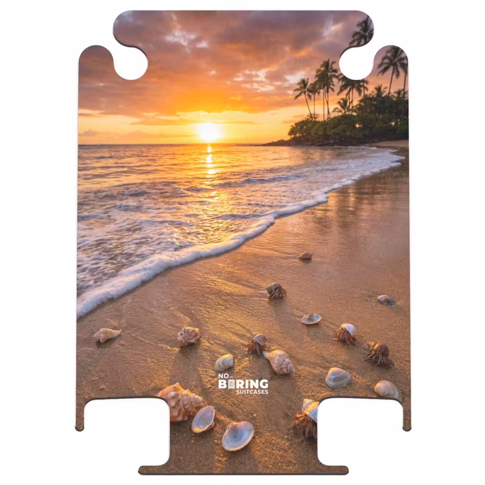 CaseSwap™ - Beach - Sunset - Palm Trees - Nature - Orange — 1