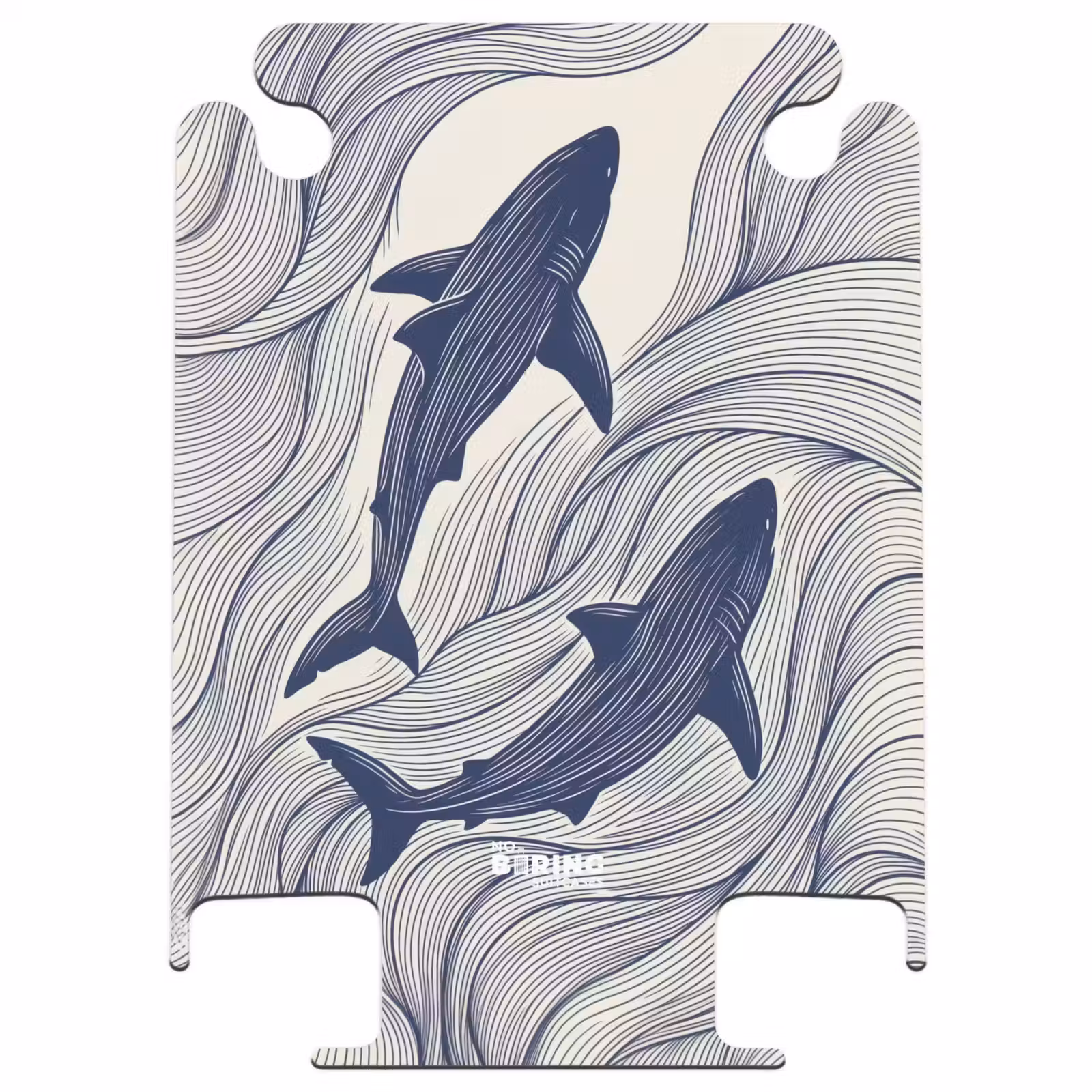 CaseSwap™ - Fish - Ocean - Line Drawing - Blue - Animals — 1