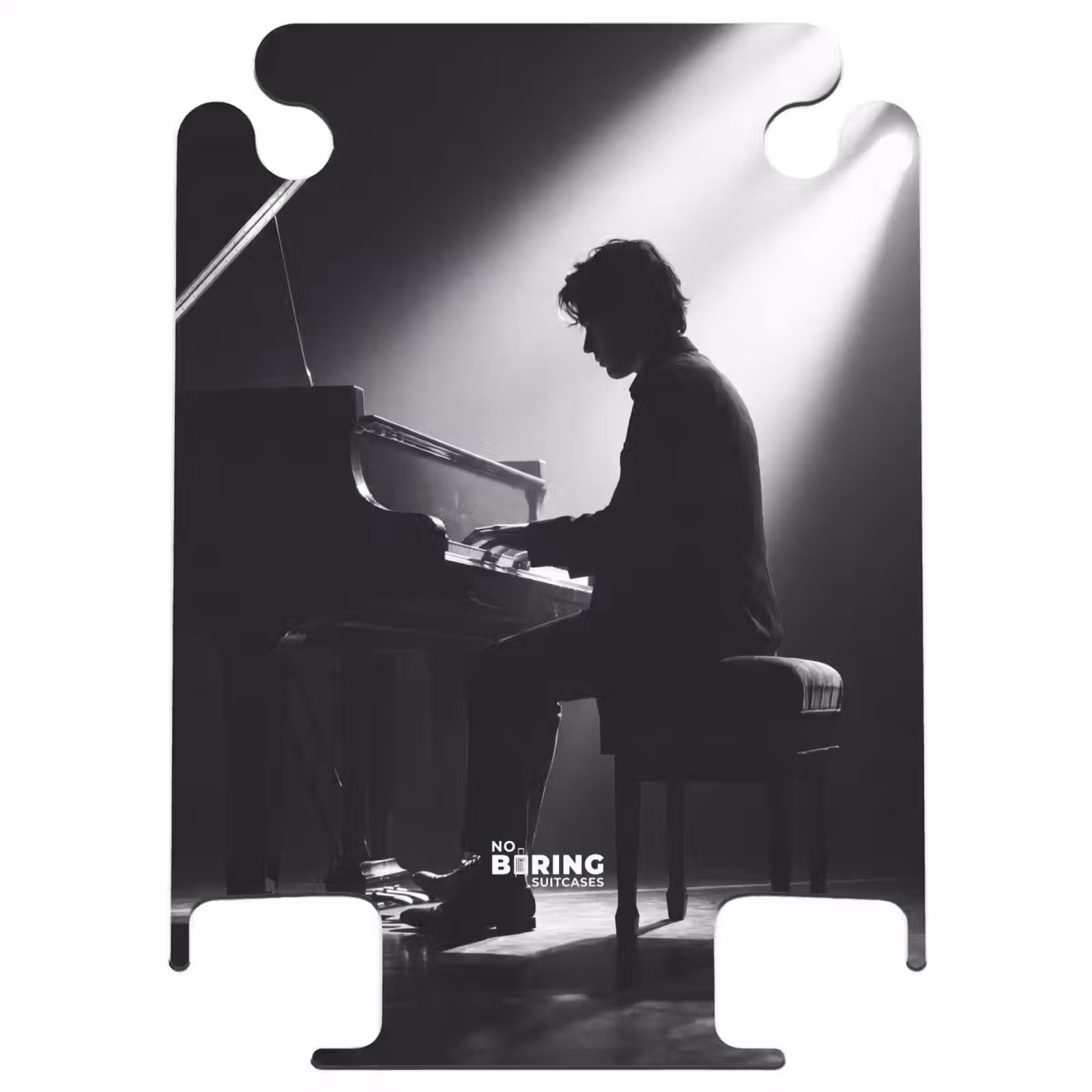 CaseSwap™ - Person - Piano - Music - Black-and-white - Stage — 1