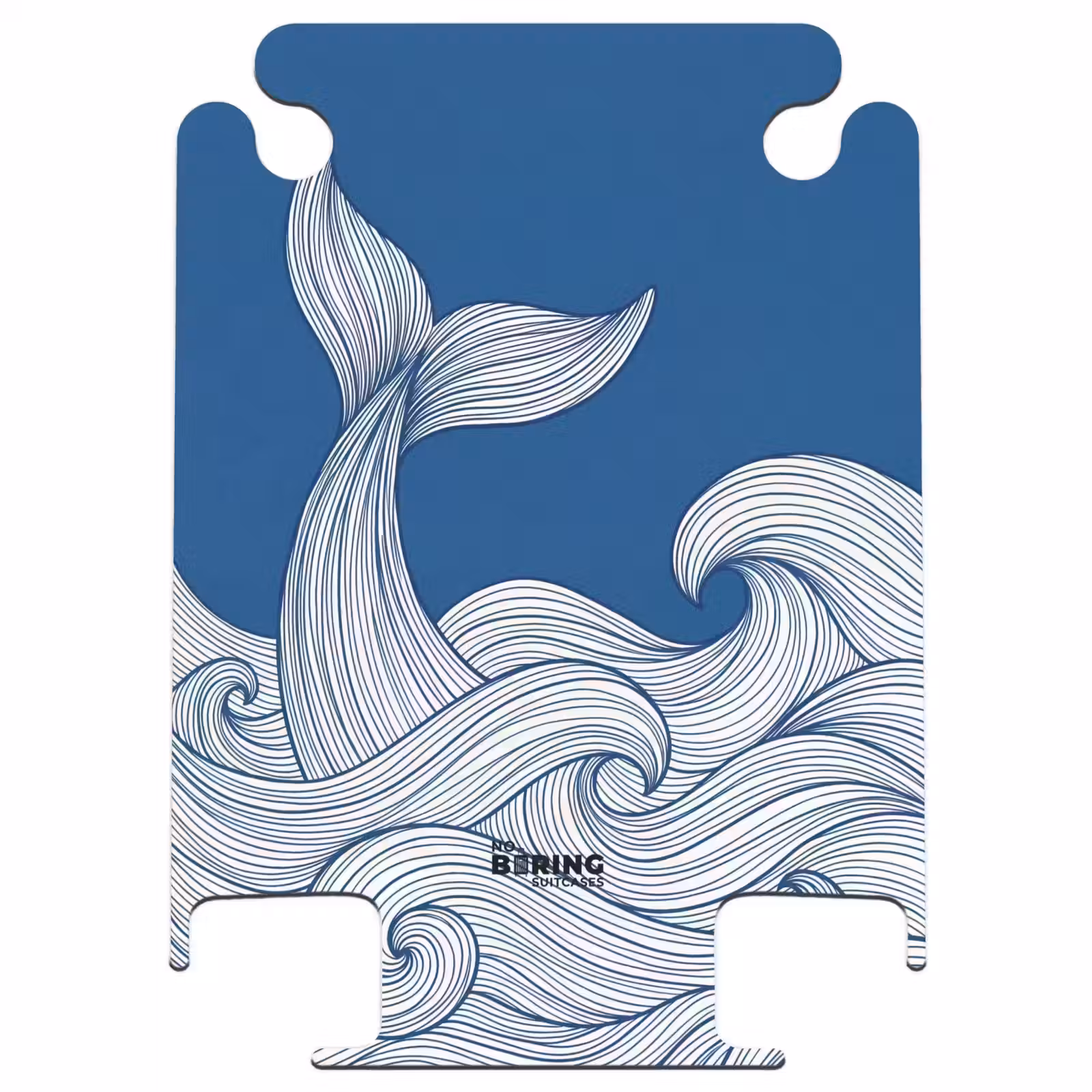 CaseSwap - Whale - Tail - Waves - Line Drawing - Blue — 1