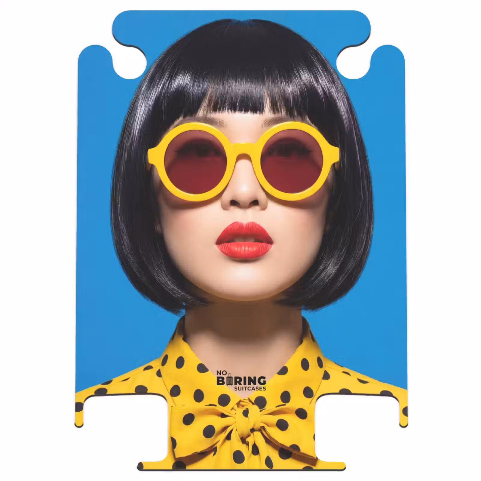 CaseSwap™ - Woman - Sunglasses - Pop Art - Portrait - Yellow — 1