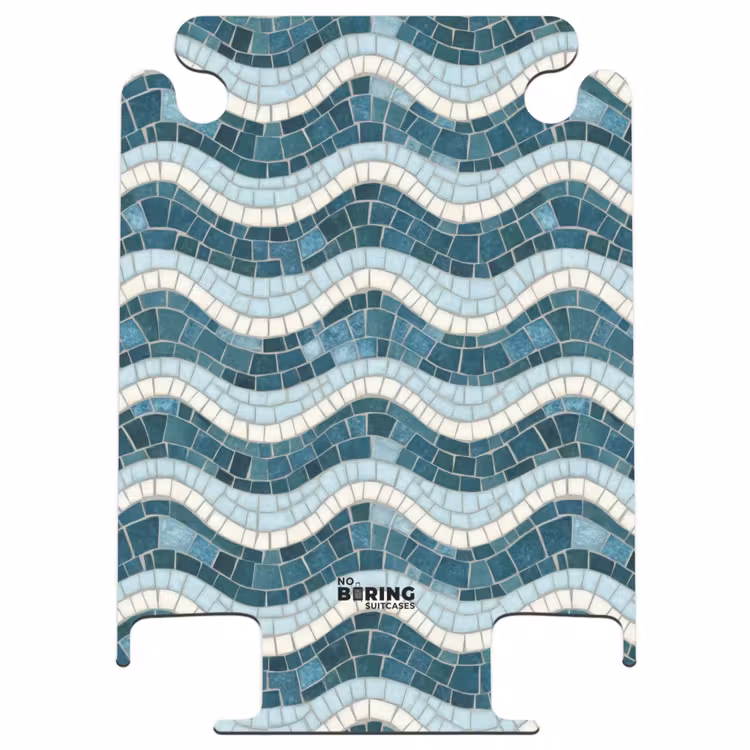 CaseSwap™ - Blue - White - Mosaic - Wavy — 1