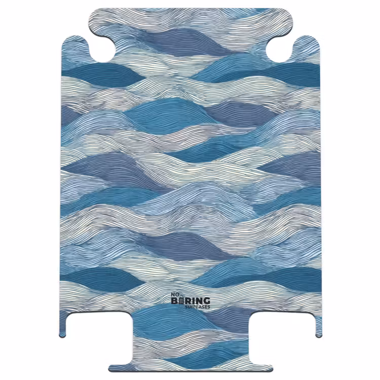 CaseSwap™ - Patterned - Blue - White - Wavy - Stripes — 1