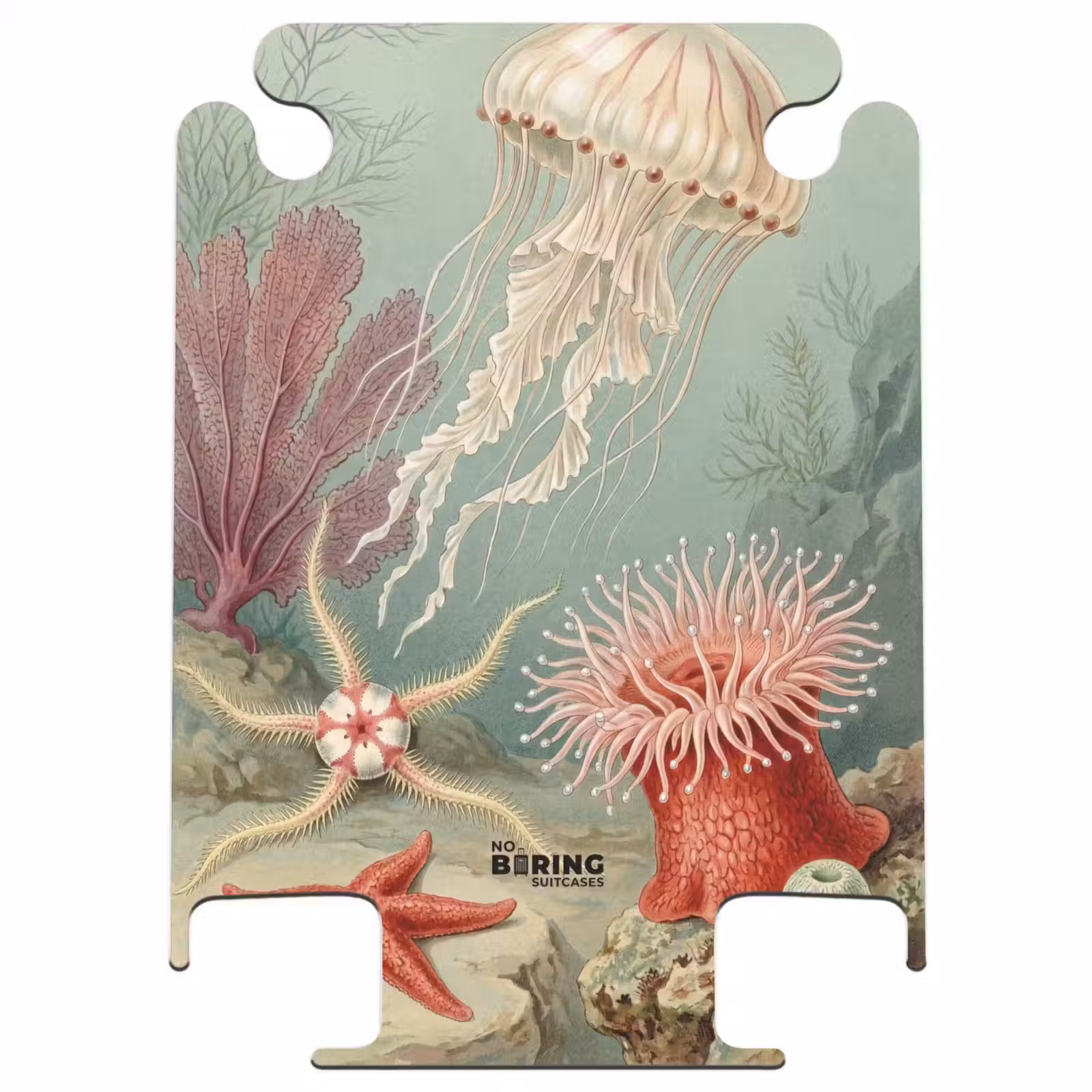 CaseSwap™ - Marine Life - Jellyfish - Underwater - Illustration - Beige — 1