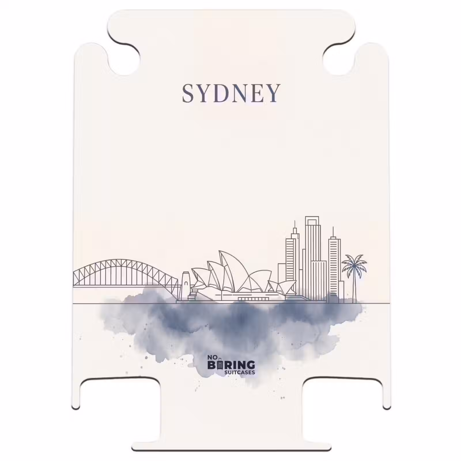 CaseSwap™ - City - Skyline - Architecture - Minimalist - Blue — 1