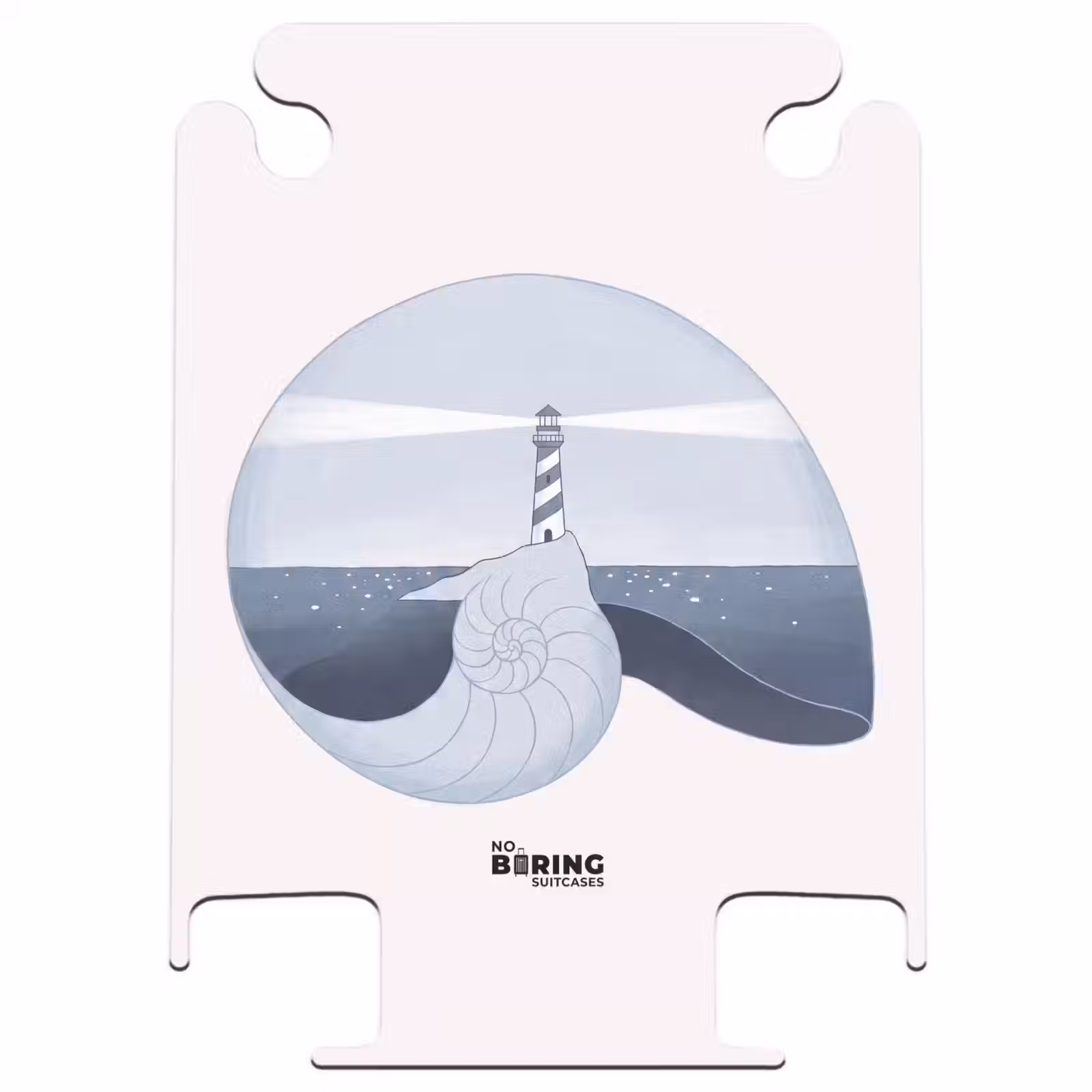 CaseSwap™ - Lighthouse - Sea - Shell - Abstract - Blue — 1