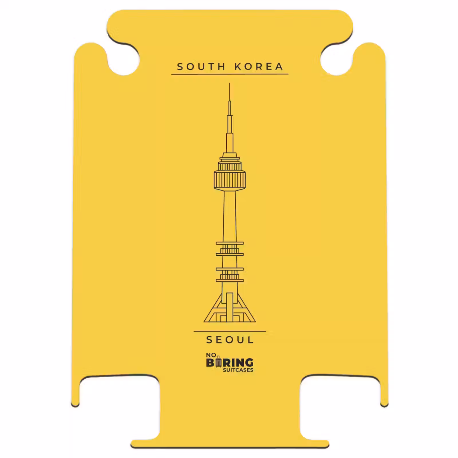 CaseSwap™ - Tower - Seoul - Architecture - Minimalist - Yellow — 1