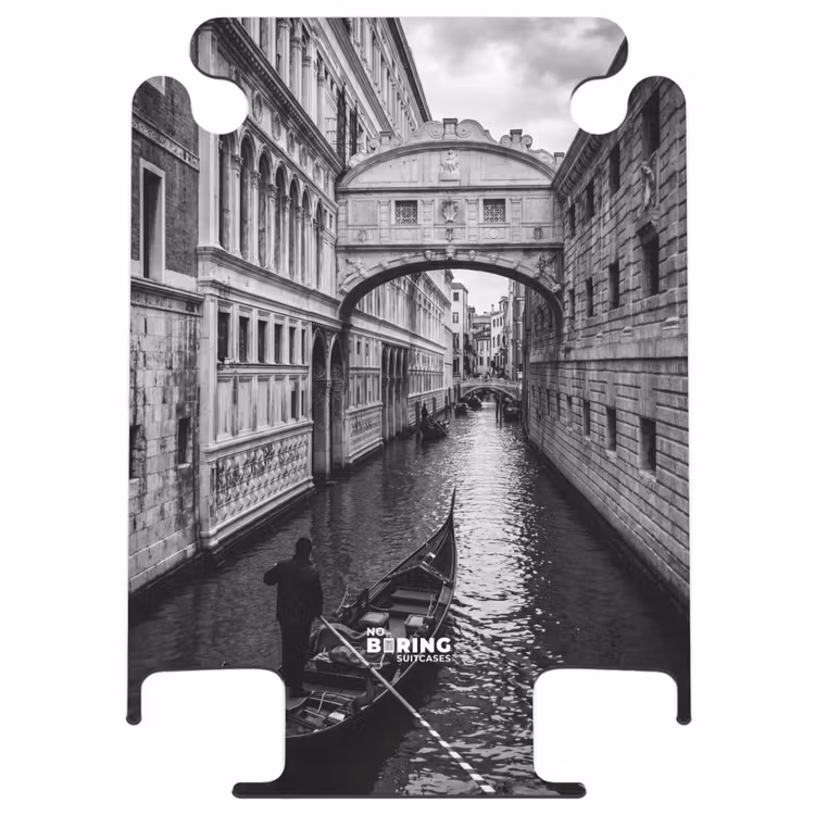CaseSwap™ - Boat - Waterway - City - Black - White - Architecture — 1