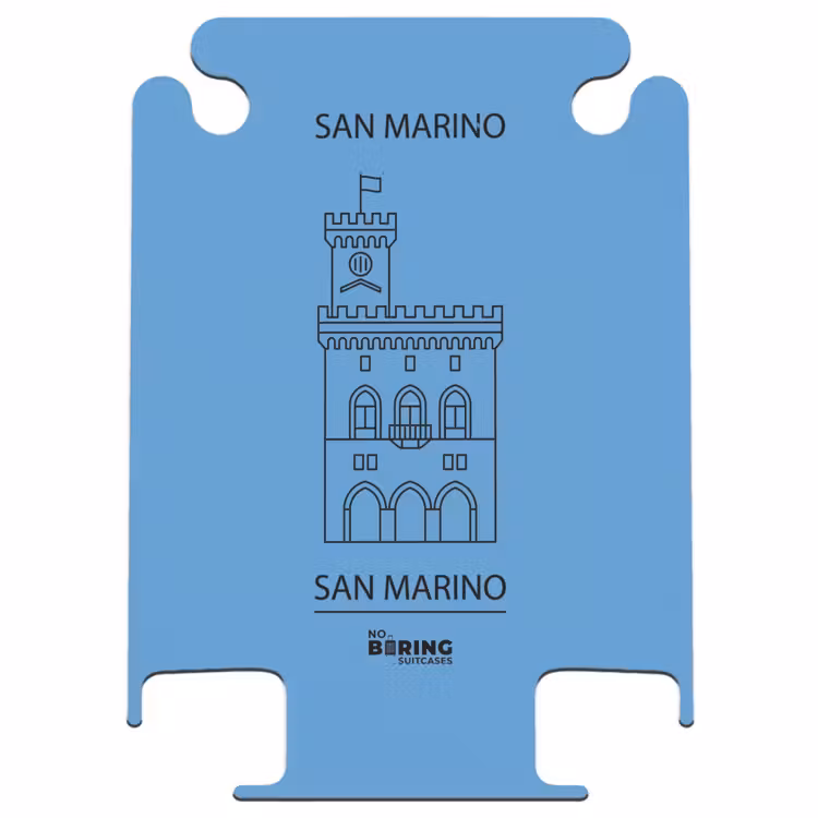 CaseSwap™ - Building - San Marino - Architecture - Line Drawing - Blue — 1