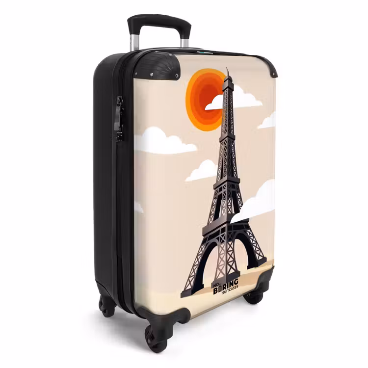 CaseSwap - Eiffel Tower - Sun - Architecture - Abstract - Beige — 2