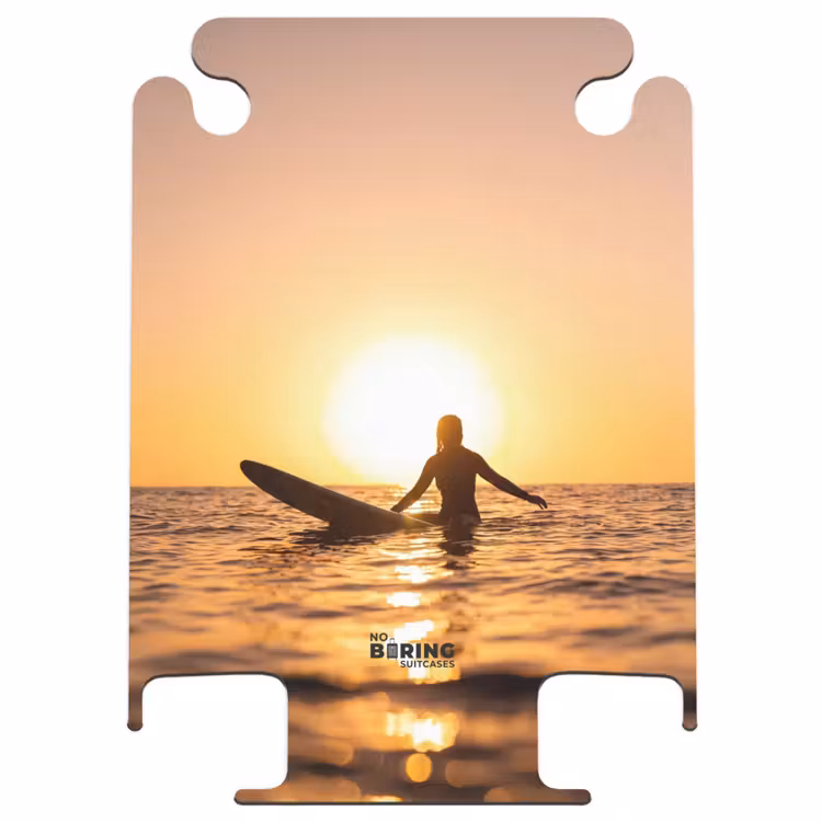 CaseSwap™ - Person - Surfing - Sunset - Sea - Orange — 1