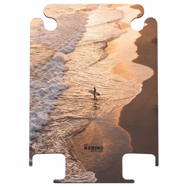 CaseSwap™ - Surfer - Beach - Sunset - Ocean - Gold — 1