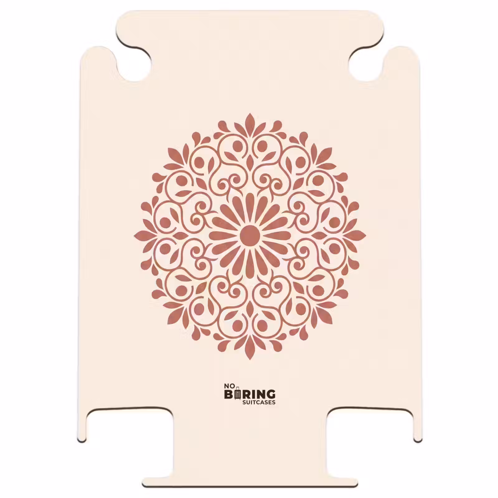 CaseSwap™ - Decoration - Circle - Symmetrical - Modern - Reddish-brown — 1