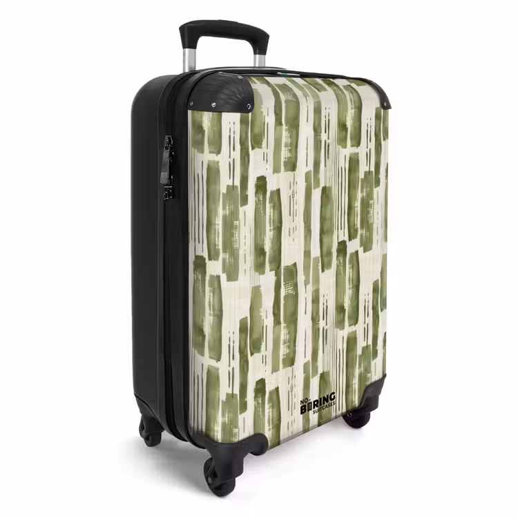 CaseSwap - Green - Abstract - Brushstrokes - Linen - Pattern — 2