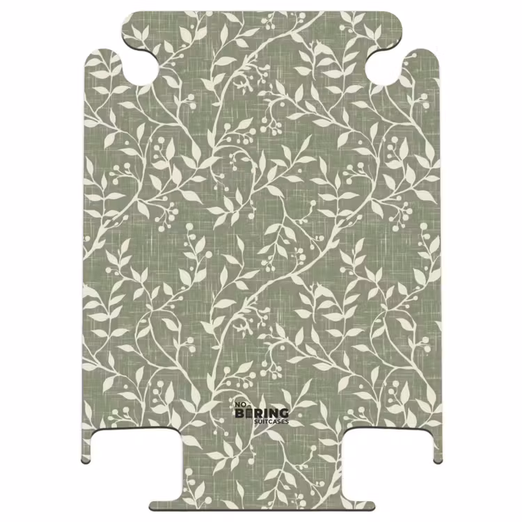 CaseSwap - Salvia Green - Botanical - Branches - Berries - Linen - Pattern — 1