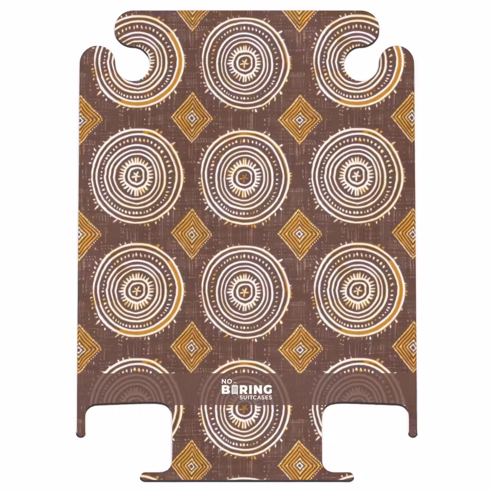 CaseSwap - Chocolate Brown - Ethnic - Tribal - Circles - Pattern — 1