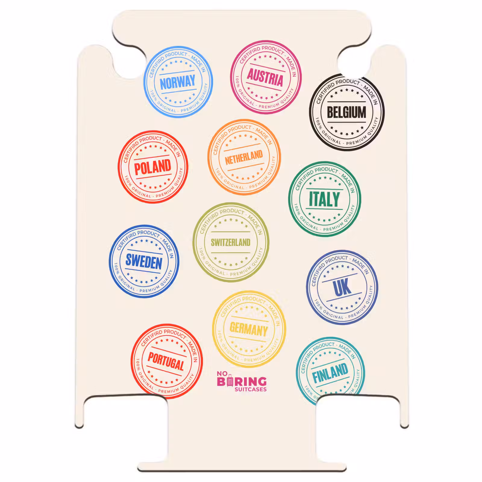 CaseSwap - Countries - Circles - Colorful — 1
