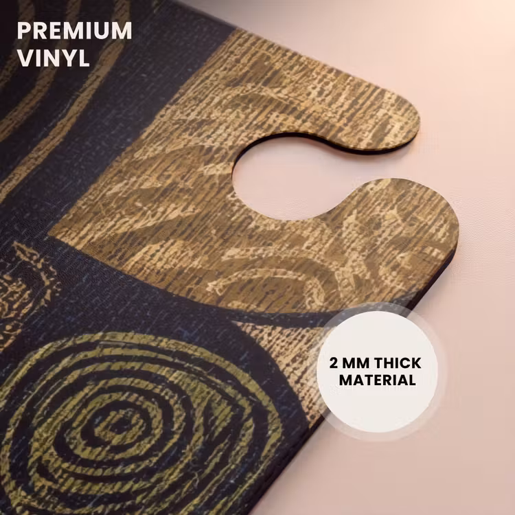 CaseSwap - Black - Ochre Yellow - Botanical - Texture — 6