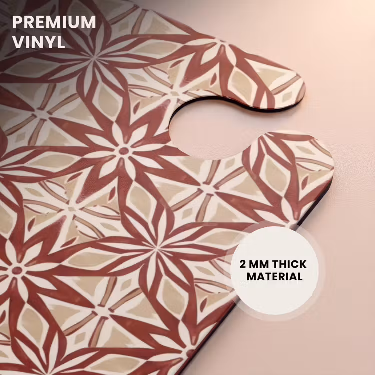 CaseSwap - Bordeaux Red - Geometric - Tile - Pattern — 6