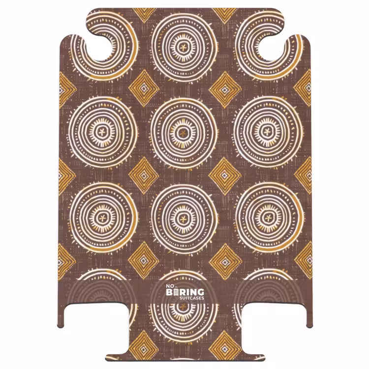CaseSwap - Chocolate Brown - Ethnic - Tribal - Circles - Pattern — 1