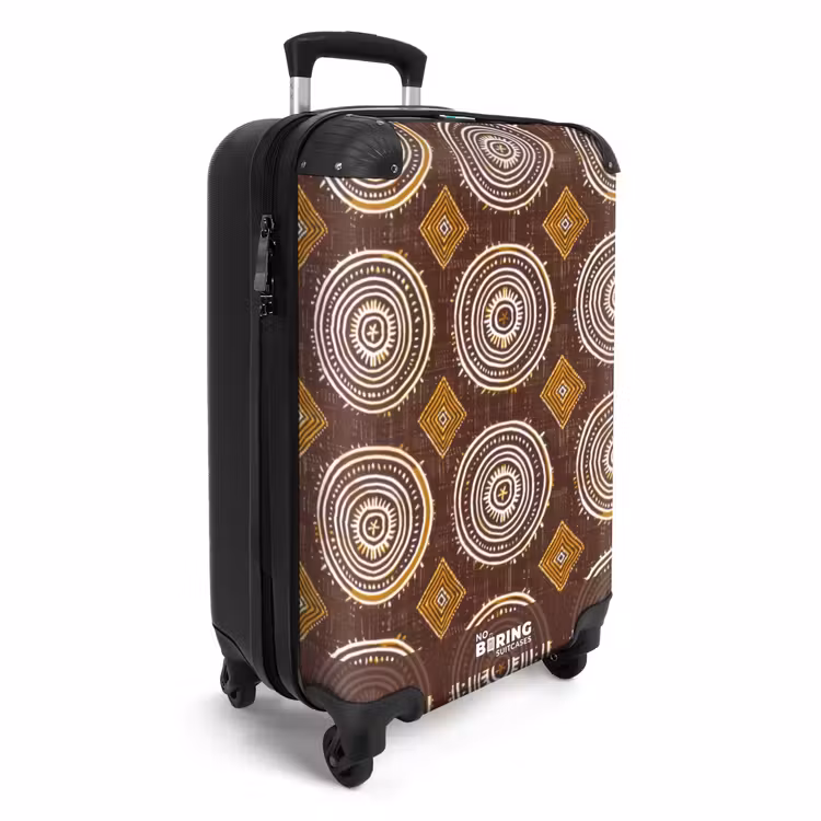 CaseSwap - Chocolate Brown - Ethnic - Tribal - Circles - Pattern — 2