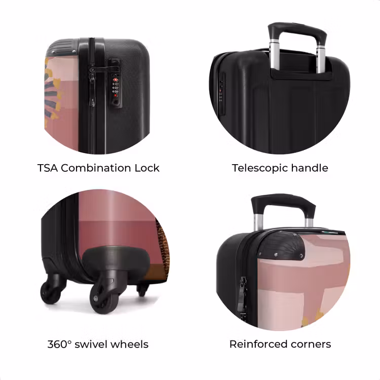 Suitcase - Illustration - Flowers - Planes - Abstract — 8