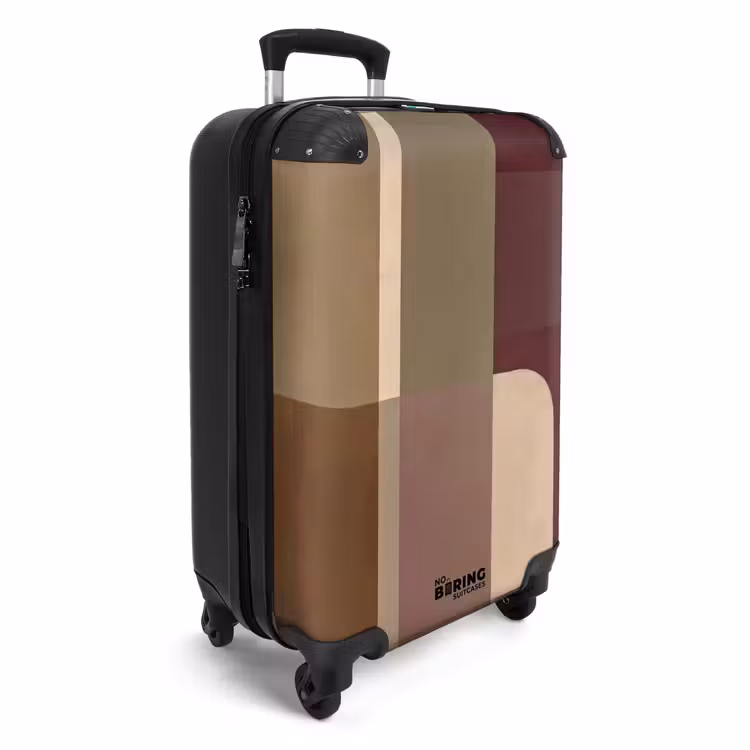 Suitcase - Planes - Abstract - Bordeaux - Lines — 2
