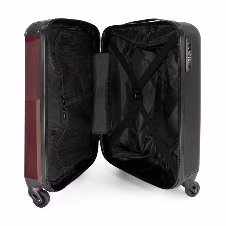 Suitcase - Planes - Abstract - Bordeaux - Lines — 5