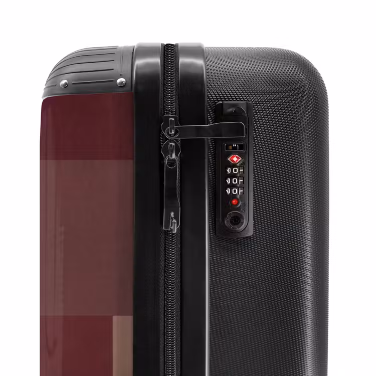 Suitcase - Planes - Abstract - Bordeaux - Lines — 6