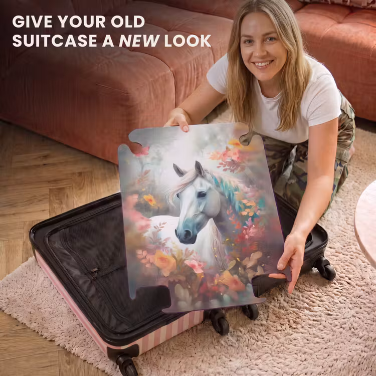 CaseSwap™ - White horse surrounded by flowers — 3
