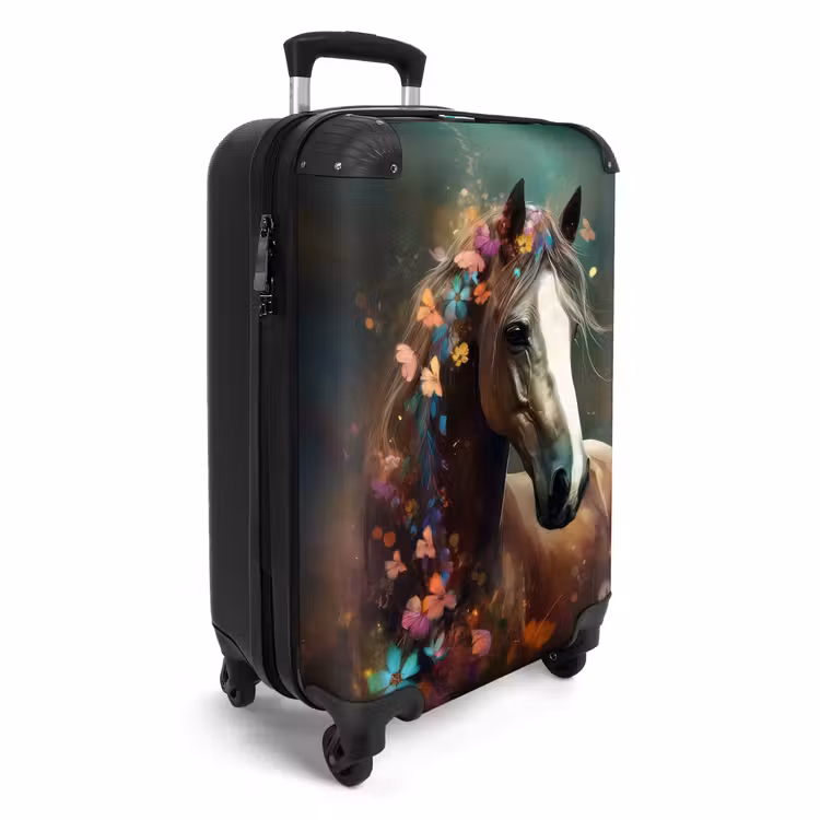 CaseSwap™ - Suitcase - Animals - Horse - Nature - Butterfly - Flowers — 2