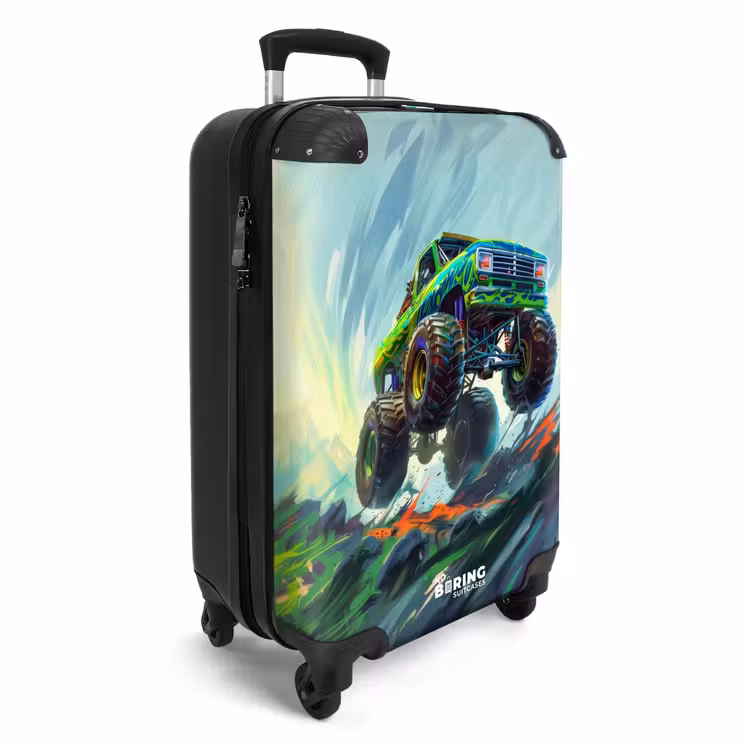 CaseSwap™ - Green Monster Truck with Brushstrokes — 2