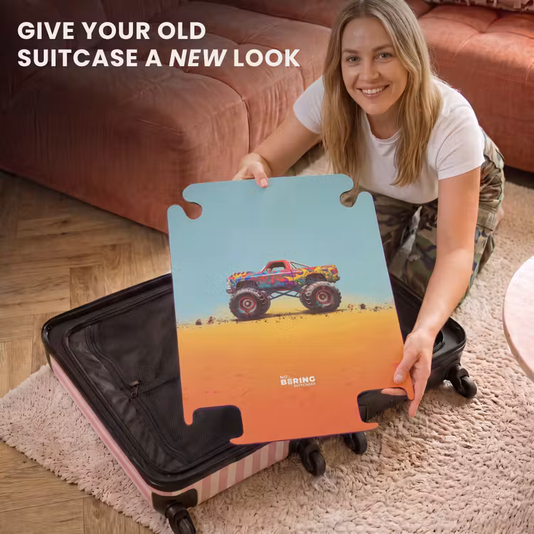 CaseSwap™ - Monster Truck with Graffiti Print in the Sand — 3